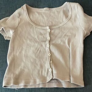 Purple pink top cropped size small